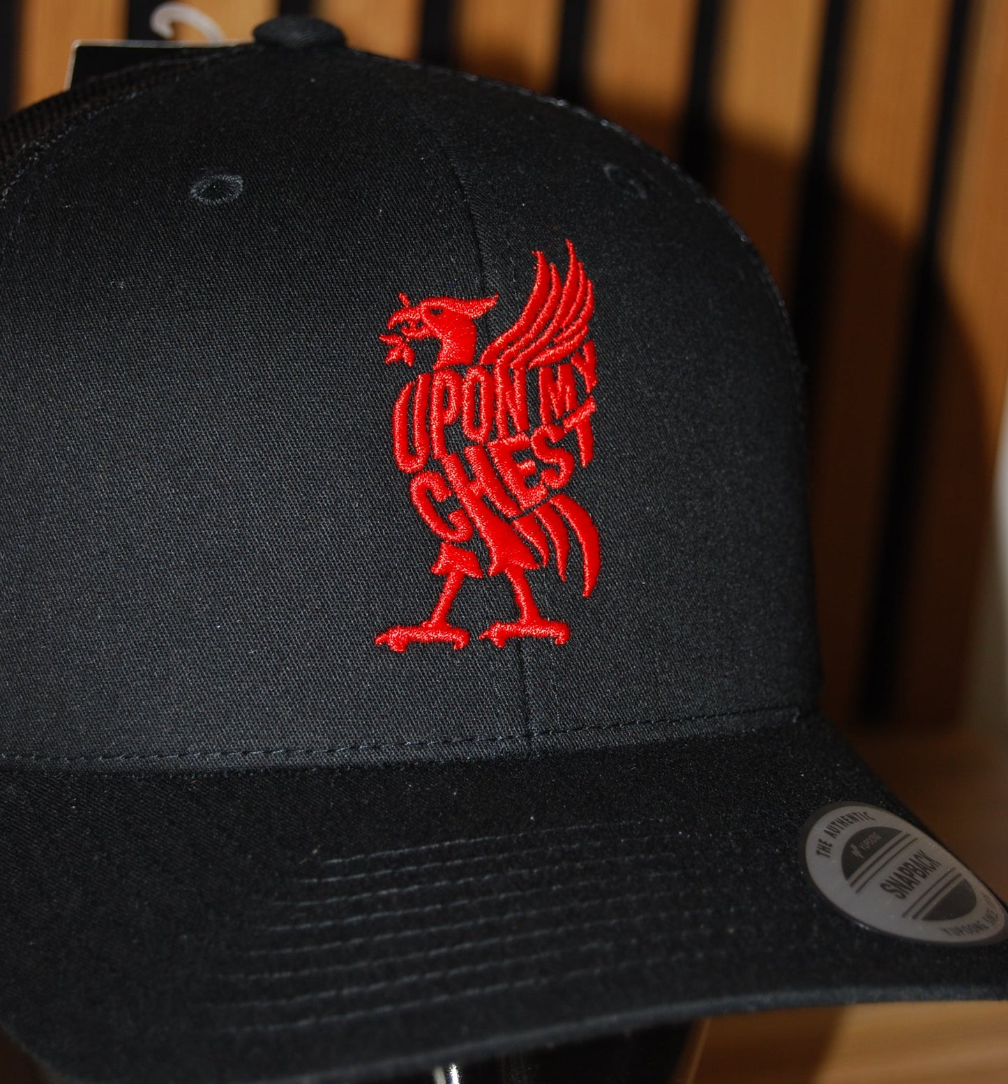 Liverbird 'Upon my Chest' Cap (Black)