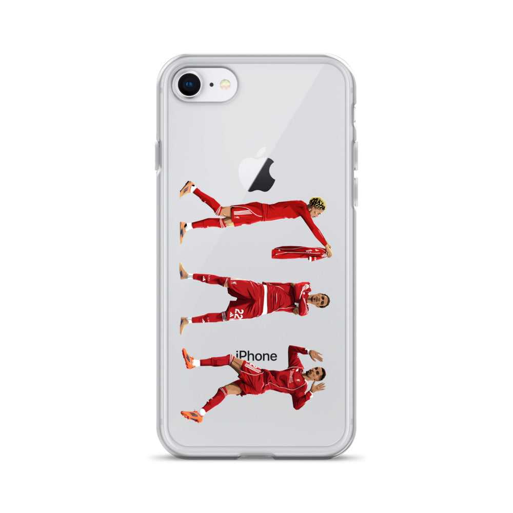 Hugo Ekitike Liverpool FC Clear iPhone Case - Anfield Attire