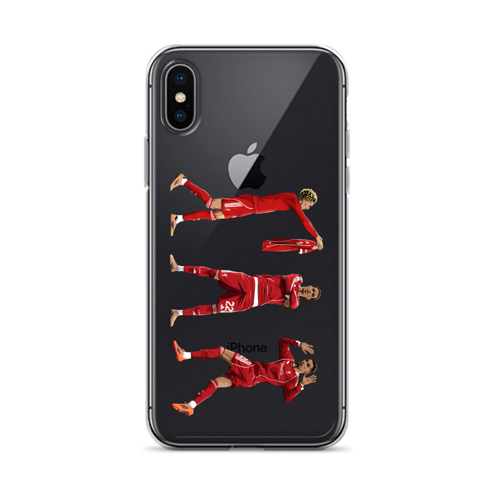 Hugo Ekitike Liverpool FC Clear iPhone Case - Anfield Attire