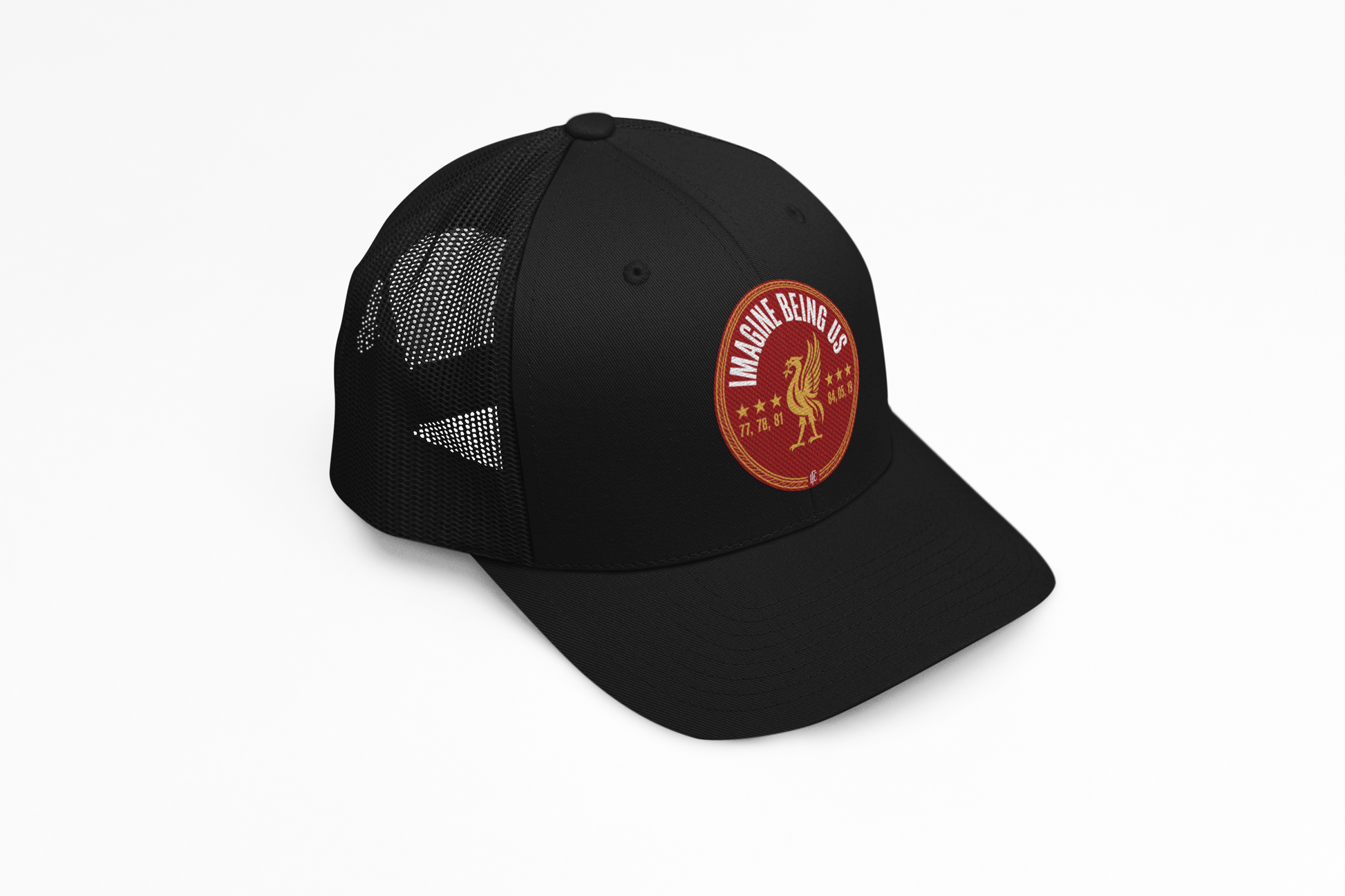 Imagine Being Us Cap Black - Liverpool FC European Cups embroidered cap