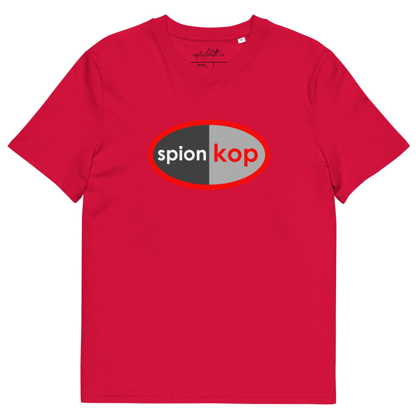 Spion Kop '110' T-Shirt - Liverpool FC tribute tee detail view