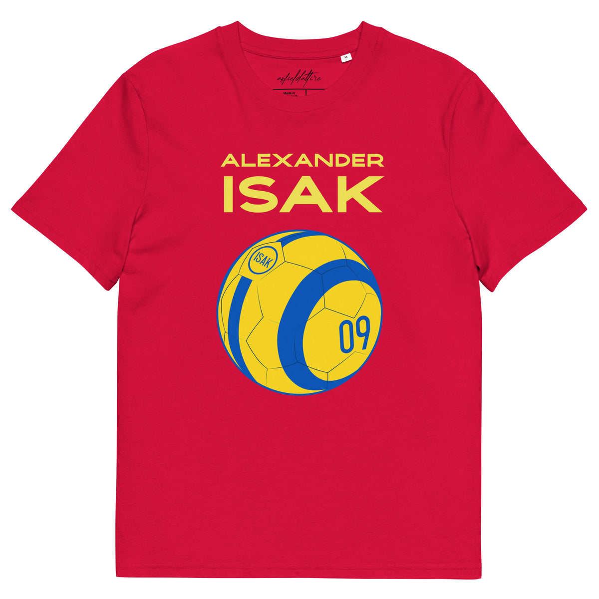 Isak 'Total 09' organic cotton T-Shirt – Liverpool FC fan tee by Anfield Attire