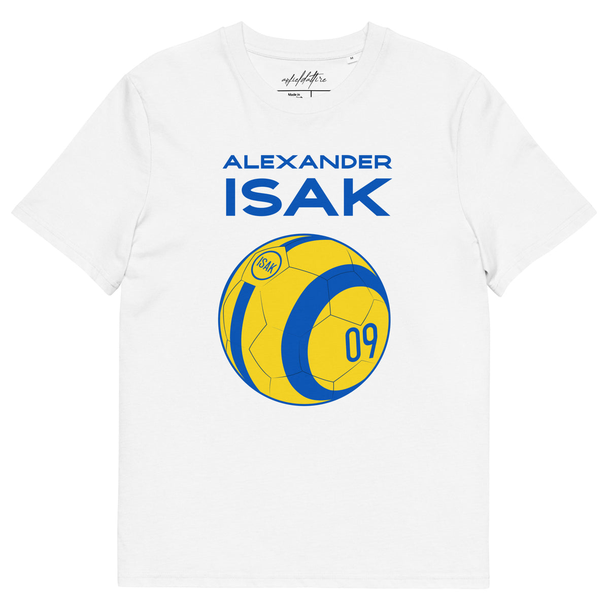 Isak 'Total 09' organic cotton T-Shirt – Liverpool FC fan tee by Anfield Attire